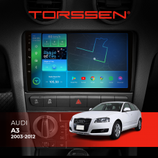 Штатна магнітола Torssen Audi A3 03-12 F9432 4G Carplay DSP