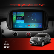 Штатна магнітола Torssen 2K Fiat 500L 12+ F108256 4G Carplay DSP