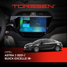 Штатная магнитола Torssen Opel Astra J 2021-/Buick Excelle 18- F98256 4G Carplay