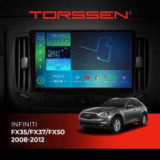 Штатна магнітола Torssen 2K Infiniti FX35/FX37/FX50 2008-2012 F96128 4G Carplay DSP