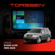 Штатна магнітола 2K Torssen Lexus RX300 XU10 1999-2003 FL9 4+64Gb 4G Carplay DSP