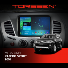 Штатна магнітола Torssen 2K Mitsubishi Pajero sport 2010 FL9 4+64Gb 4G Carplay DSP