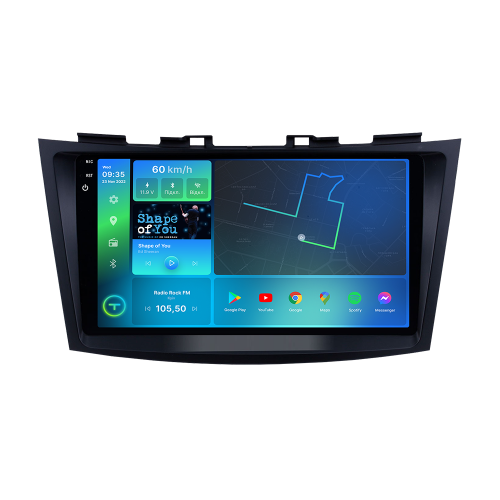 Штатна магнітола Torssen 2K Suzuki Swift 2011-2016 F9464 4G Carplay DSP