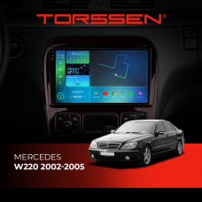 Штатна магнітола Torssen 2K Mercedes W220 02-05 F98256 4G Carplay DSP