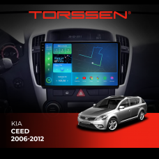 Штатна магнітола Torssen 2K DTS Kia Ceed 06-12 F9432 4G Carplay DSP