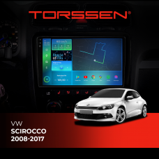 Штатна магнітола Torssen 2K DTS VW Scirocco 2008-2017 F9432 4G Carplay DSP climate