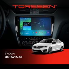 Штатна магнітола Torssen 2K Skoda Octavia A7 FL10 4+64Gb 4G Carplay DSP