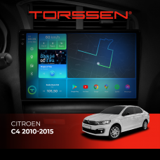 Штатна магнітола Torssen 2K DTS Citroen C4 10-15 F10432 4G Carplay DSP