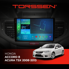 Штатна магнітола Torssen 2K Honda Accord 8/Acura TSX 08-13 F98256 4G Carplay DSP