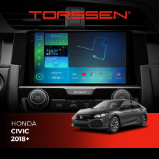 Штатна магнітола Torssen 2K Honda Civic 18+ F9464 4G Carplay DSP