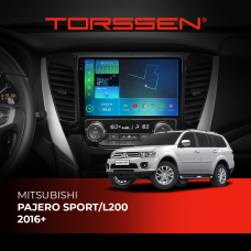 Штатна магнітола Torssen 2K Mitsubishi Pajero Sport/L200 2016+ F98256 4G Carplay DSP