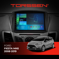 Штатная магнитола Torssen Ford Fiesta MK6 08-19 F98256 4G Carplay