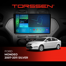 Штатна магнітола Torssen 2K DTS Ford Mondeo 07-11 silver F9432 4G Carplay DSP