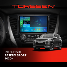 Штатна магнітола Torssen 2K Mitsubishi Pajero Sport 2020+ FL9 4+64Gb 4G Carplay DSP