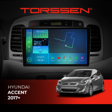 Штатна магнітола Torssen 2K DTS Hyundai Accent 2017+ F9432 4G Carplay DSP