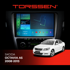 Штатна магнітола Torssen 2K DTS Skoda Octavia A5 08-13 F9432 4G Carplay DSP