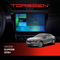 Штатна магнітола Torssen 2K DTS Skoda Superb 16+ F10432 4G Carplay DSP