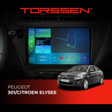 Штатна магнітола Torssen 2K DTS Peugeot 301/Citroen Elysee F9432 4G Carplay DSP