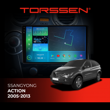 Штатна магнітола Torssen 2K DTS SsangYong Action 05-13 F9432 4G Carplay DSP