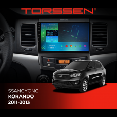 Штатна магнітола Torssen SsangYong Korando 11-13 FL9 4+64Gb 4G Carplay DSP