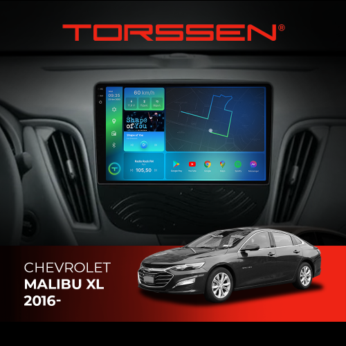 Штатна магнітола Torssen 2K DTS Chevrolet Malibu XL 16- F9432 4G Carplay DSP