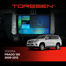 Штатна магнітола Torssen 2K Toyota Prado 150 09-13 F9432 4G Carplay DSP із крутилкою