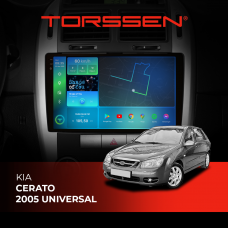 Штатна магнітола Torssen 2K DTS Kia Cerato 2005 universal F9432 4G Carplay DSP