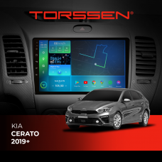 Штатна магнітола Torssen Kia Cerato 2019+ F98256 4G Carplay DSP