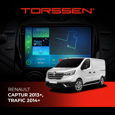 Штатна магнітола Torssen 2K Renault Captur 2013+,Trafic 2014+ F9432 4G Carplay DSP