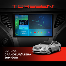 Штатна магнітола Torssen 2K DTS Hyundai Grandeur/Azera 2014-2018 F9432 4G Carplay DSP