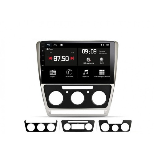 Штатная магнитола Torssen Skoda Octavia A5 08-13 silver F108256 4G Carplay