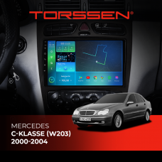 Штатная магнитола Torssen Mercedes C-klasse (W203) 2000-2004 F98256 4G Carplay DSP