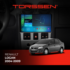 Штатна магнітола Torssen 2K Renault Logan 2004-2009 F9432 4G Carplay DSP