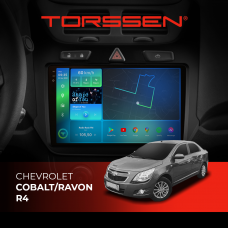 Штатна магнітола Torssen 2K Chevrolet Cobalt/Ravon R4 F98256 4G Carplay DSP