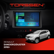 Штатна магнітола Torssen 2K DTS Renault Sandero/Duster 18+F9432 4G Carplay DSP