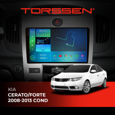 Штатна магнітола Torssen 2K DTS Kia Cerato/Forte 08-13 F9432 4G Carplay DSP conditioner