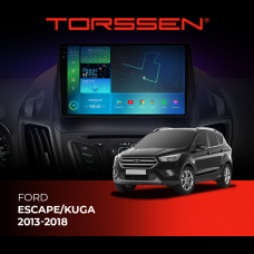 Штатна магнітола Torssen 2K DTS Ford Escape/Kuga 13-18 F9432 4G Carplay DSP