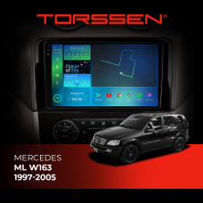 Штатна магнітола Torssen 2K DTS Mercedes ML W163 1997-2005 F9432 4G Carplay DSP