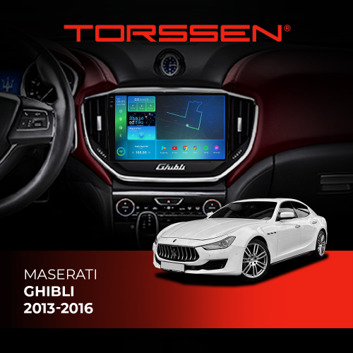 Штатна магнітола Torssen 2K DTS Maserati Ghibli 2013-2016 F9432 4G Carplay DSP