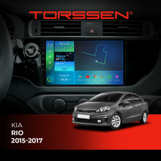 Штатна магнітола Torssen Kia Rio 2015-2017 F98256 4G Carplay DSP