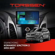 Штатна магнітола Torssen SsangYong Korando 3/Action 2 13-17 F9464 4G Carplay DSP