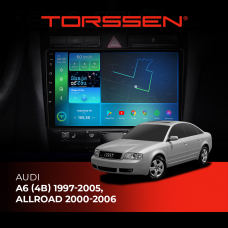 Штатна магнітола Torssen Audi A6 (4B) 97-05 ,Allroad 00-06 FL9 4+64Gb 4G Carplay DSP