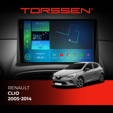 Штатна магнітола Torssen 2K DTS Renault Clio 05-14 F9432 4G Carplay DSP