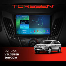 Штатна магнітола Torssen 2K DTS Hyundai Veloster 11-19 F9432 4G Carplay DSP