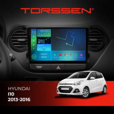 Штатна магнітола Torssen 2K DTS Hyundai I10 2013-2016 F9432 4G Carplay DSP