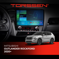 Штатна магнітола Torssen 2K DTS Mitsubishi Outlander Rockford 20+ F10432 4G Carplay DSP