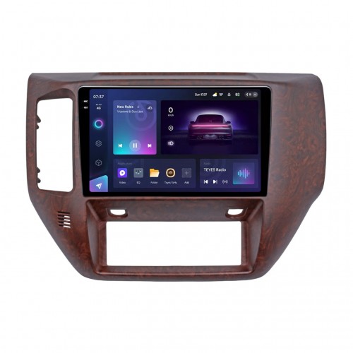 Штатна магнітола серії Teyes 2K CC3 6*128GB під Nissan Patrol (Y61) 2004-2021 Safari (Y61) 2004-2007 (WOOD)