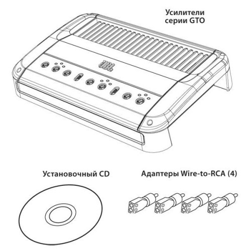 Одноканальний підсилювач JBL GTO-751EZ