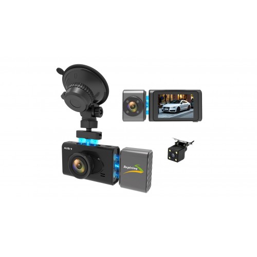 Відеореєстратор Aspiring Alibi 9 GPS, 3 Cameras, SpeedСam